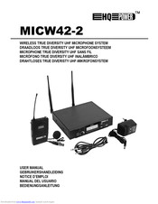 HQ Power MICW42-2 User Manual