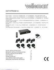 Velleman CCTVPROM16 Quick Installation Manual