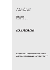 Clarion DXZ785USB Owner's Manual