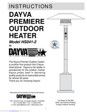 Dayva HS041-2 Instructions Manual