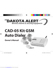 Dakota Alert CAD-05 Kit GSM Owner's Manual