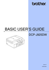 Brother DCP-J925DW Basic User's Manual