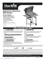 Char-Broil 10301565-26 Product Manual