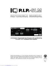 Crown IQ-P.I.P.-SLM Reference Manual