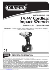Draper CIW144VK Instructions Manual