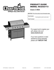 Char-Broil Classic C-59G4 Product Manual