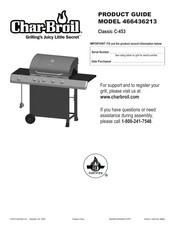 Char-Broil 466436213 Product Manual