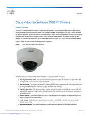 Cisco Video Surveillance 3520 Datasheet