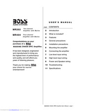 Boss Audio Systems MR202 User Manual