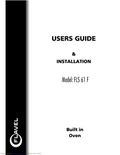 Flavel FLS 61 F User And Installation Manual