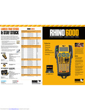 Dymo RHINO 6000 Manuals | ManualsLib