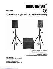 Velleman HQ Power SOUND MACH IV User Manual
