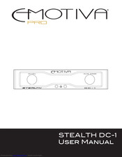 Emotiva Stealth DC-1 User Manual