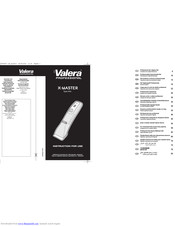 VALERA X-Master 652 Operating Instructions Manual