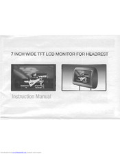 Farenheit 7 inch Wide TFT LCD Monitor for Headrest Instruction Manual