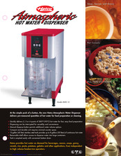 Hatco AWD-12 12 Gallon Atmospheric Hot Water Dispenser - 240V, 5000W