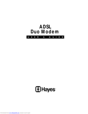 Hayes ADSL Duo Modem User Manual