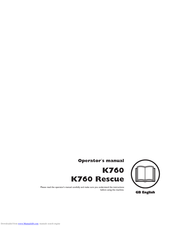 Husqvarna K760 Rescue Operator's Manual