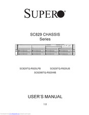 Supermicro SC829TQ-R920LPB User Manual