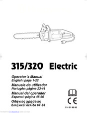 Electrolux 320 Electric Operator's Manual
