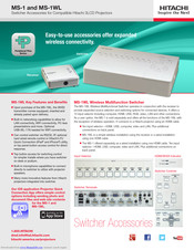 Hitachi MS-1 Quick Manual