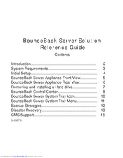 Cms Products BounceBack User Manual