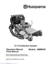 Husqvarna 968999195 Operator's Manual