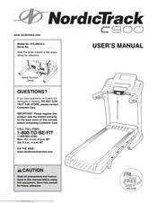 NordicTrack c900 NTL99010.2 User Manual