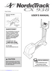 NordicTrack CX 938 NEL5095.1 User Manual