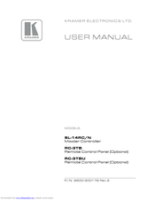 Kramer RC-3TB User Manual