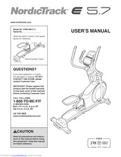 NordicTrack NTEL05011.3 User Manual