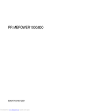 Fujitsu PRIMEPOWER 800 User Manual