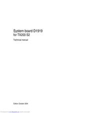 Fujitsu D1919 Technical Manual