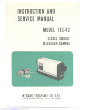 Ikegami ITC-42 Instruction And Service Manual