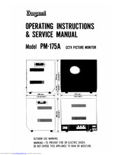 Ikegami PM-175A Operating Instructions & Service Manual
