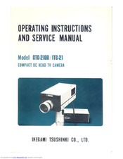 Ikegami CTC-2100 Operating Instructions And Service Manual