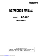Ikegami ICD-40E Instruction Manual