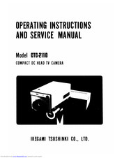 Ikegami CTC-2110 Operating Instructions And Service Manual