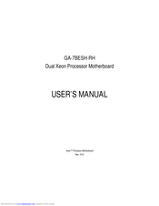 Gigabyte GA-7BESH-RH User Manual