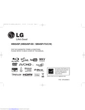 LG HB954SP Owner's Manual