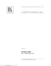Kramer VS-801USB User Manual