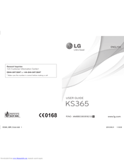 LG KS365 User Manual
