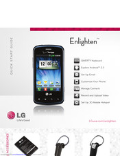 LG Enlighten Quick Start Manual