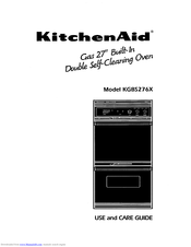 KitchenAid KGBS276X Use And Care Manual
