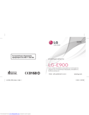 LG LG-E900 User Manual