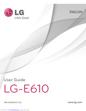 LG LG-E610 User Manual