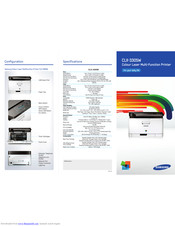 Samsung CLX-3305W Brochure & Specs