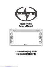 Scion PT546-00140 Owner's Manual