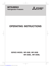 Mitsubishi Electric MR-508B Series Operating Instructions Manual