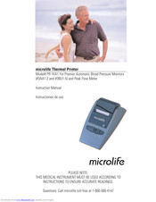Microlife PR 1KA1 Instruction Manual